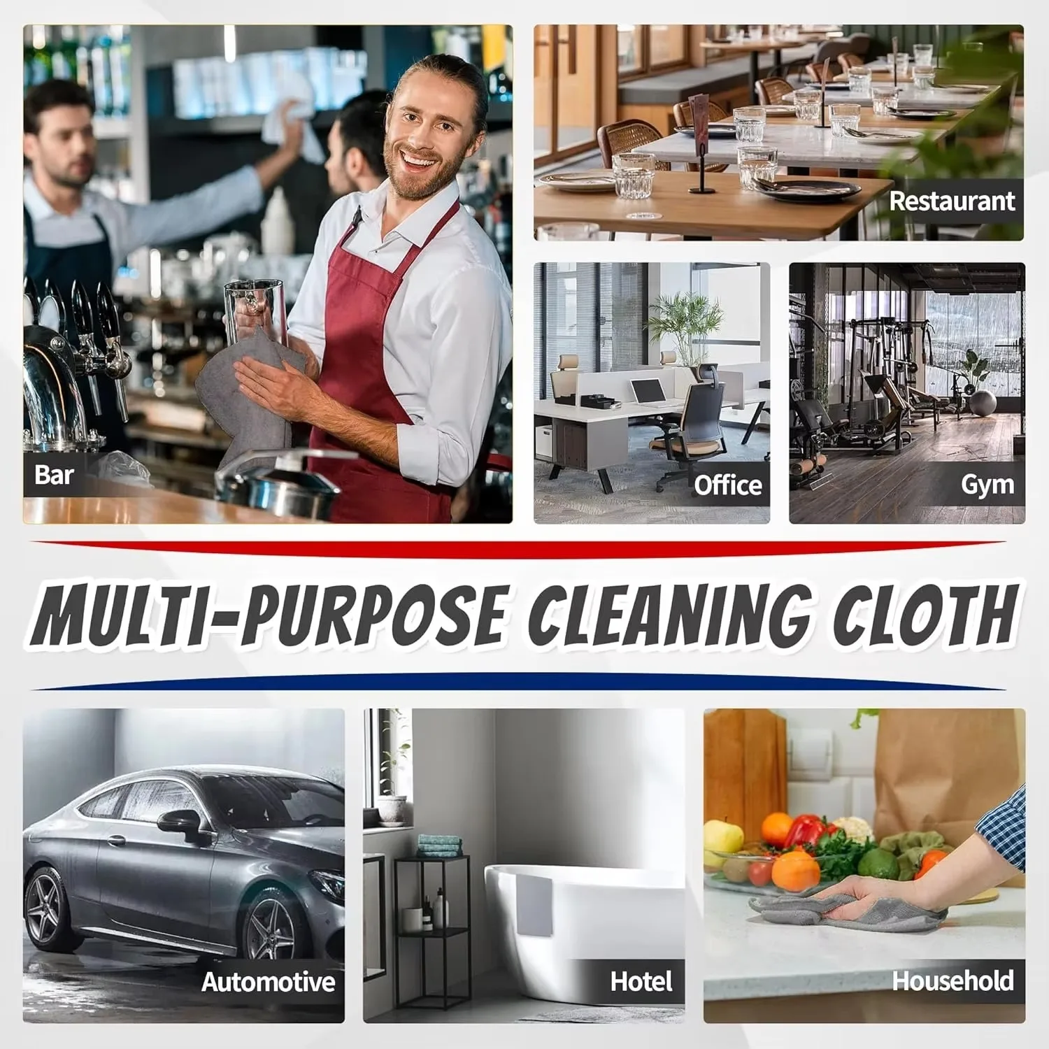 นํากลับมาใช้ใหม่ Thicken ผ้าทํ - Microfiber Towel Detailing บทวิจารณ์และราคา