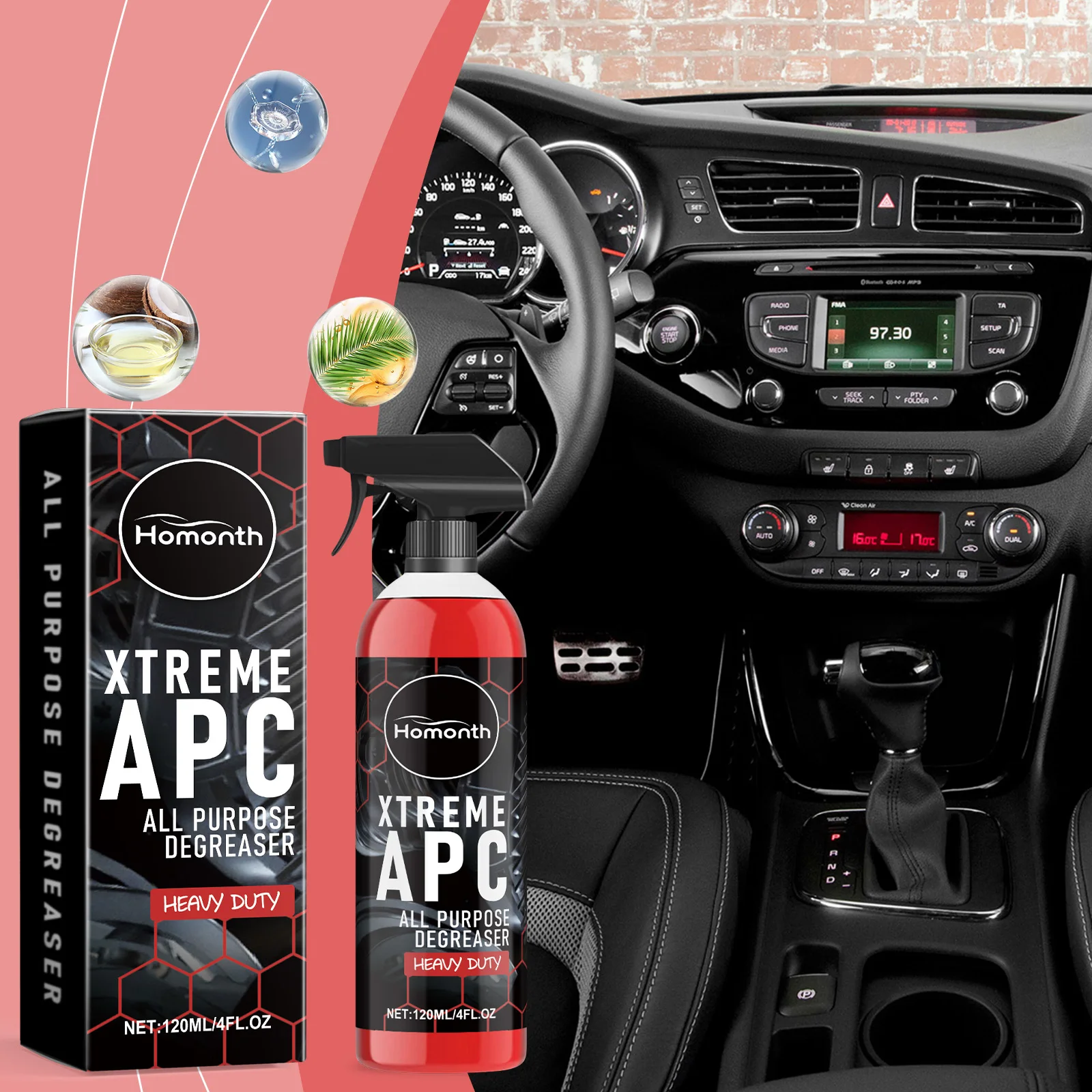 น้ำยาทำความสะอาดรถยนต์อเนกประส - Seat Cleaner Fabric บทวิจารณ์และราคา