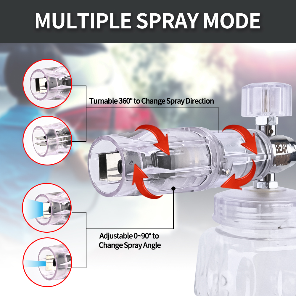 เครื่องสร้างโฟม ปืนฉีดโฟม หัวฉ - Pressure Washer Foam Gun บทวิจารณ์และราคา
