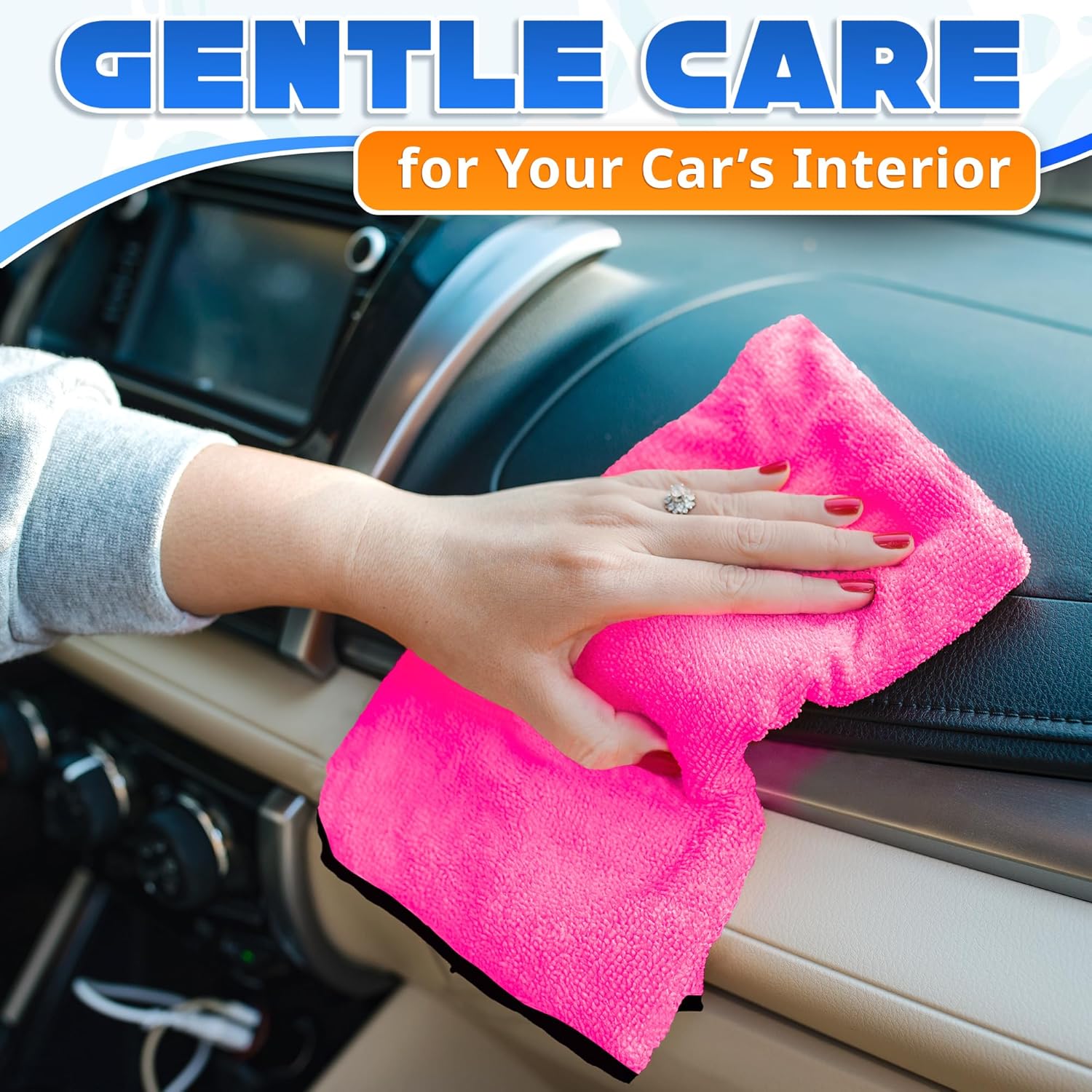 ผ้าไมโครไฟเบอร์สำหรับทำความสะอ - Microfiber Towel Detailing บทวิจารณ์และราคา