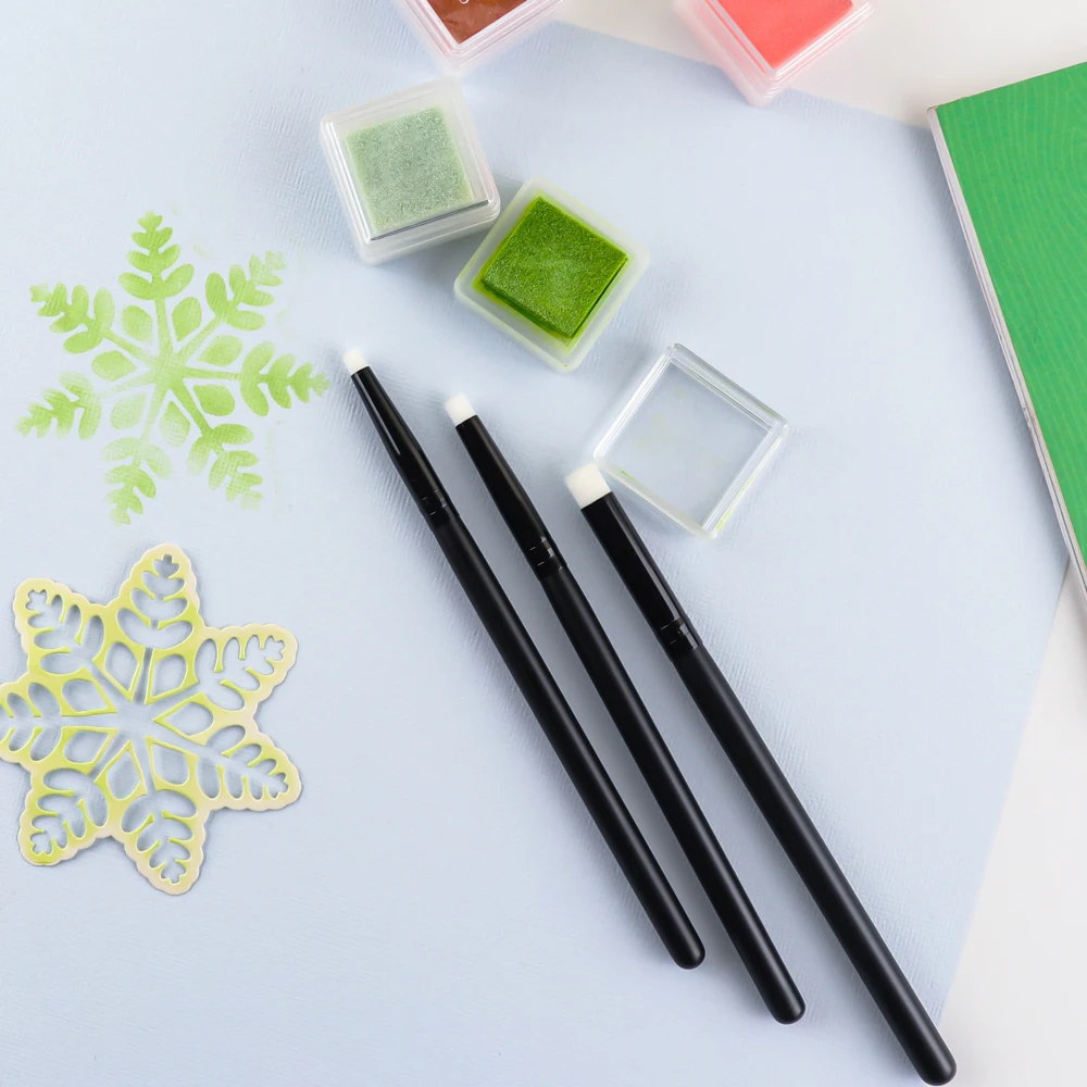 3 ชิ้น/เซ็ต ชุดแปรงผสมสีแบบแบน - Detailing Brush Set บทวิจารณ์และราคา