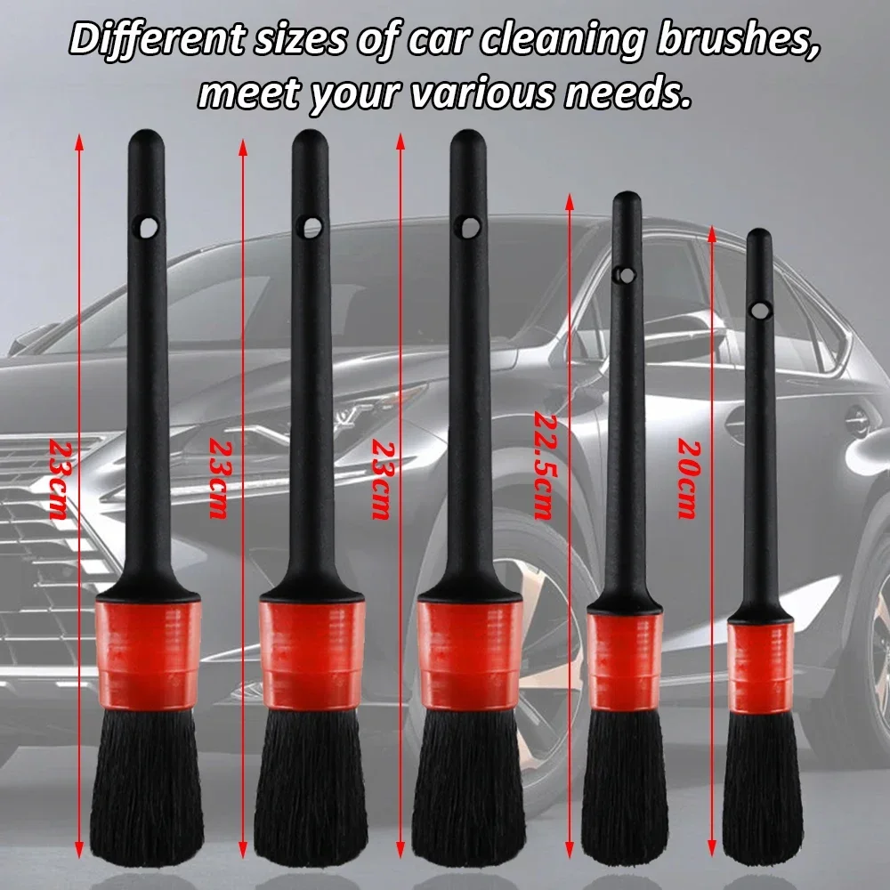 ใหม่รายละเอียดรถชุดทําความสะอา - Detailing Brush Set บทวิจารณ์และราคา