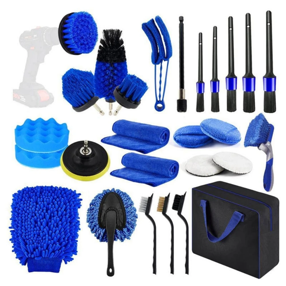 ชุดแปรงล้างรถรายละเอียดแปรงสํา - Dirt Brush Interior บทวิจารณ์และราคา