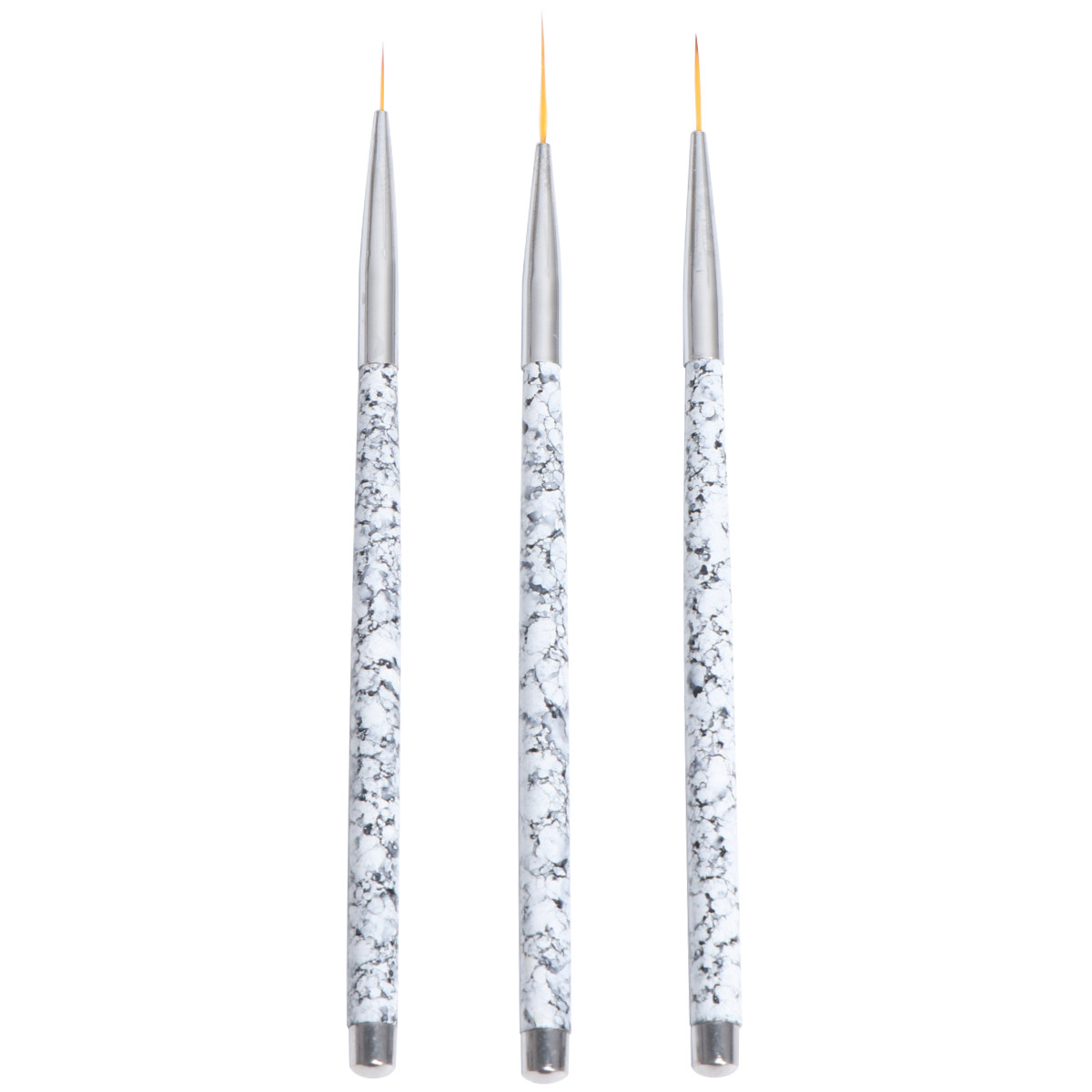 ชุดแปรงเพ้นท์เล็บ 3 ชิ้น ขนแปร - Detailing Brush Set บทวิจารณ์และราคา
